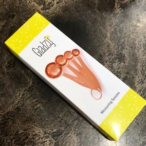 NIB Giadzy copper measuring spoons